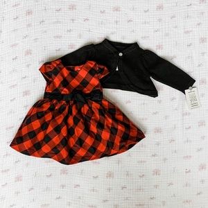 NWT Carter’s Christmas Dress Set - Newborn